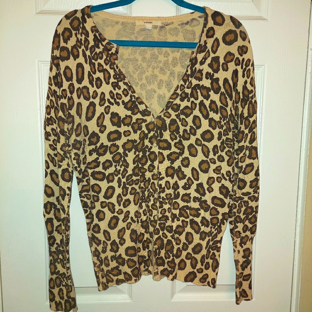 Leopard cardigan